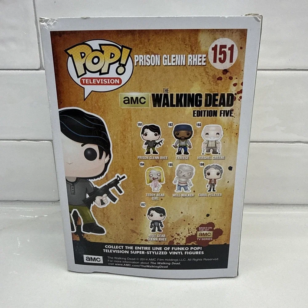 Funko Pop! Television The Walking Dead Prison Glenn Rhee #151 Vinyl Figure